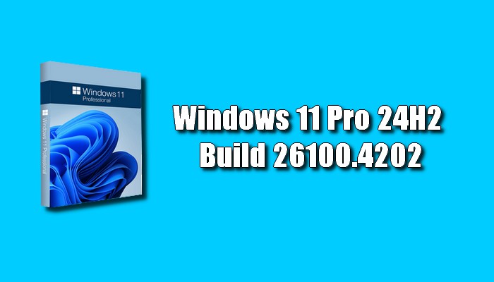 Windows 11 Pro 24H2 Build 26100.4202 Torrent